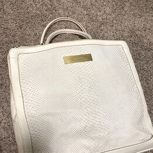 White & Gold Calvin Klein Purse.